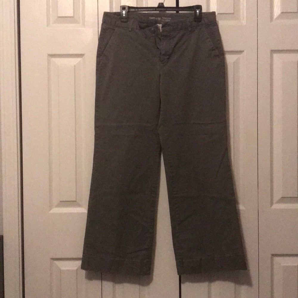 Grey khakis by Gap. Size 10 regular.
